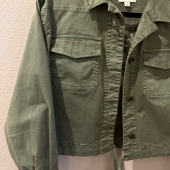 Ella Moss jacket with drawstring waist and beautiful embroidery on back - Picture 5 of 6